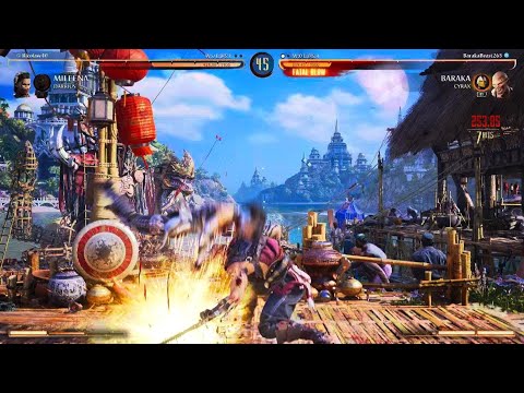 MK1-Baraka/Cyrax 45% Opti Combo (Mid Screen) 🔥🔥