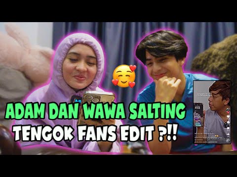 ADAM DAN WAWA SALTING TENGOK FANS EDIT !!!
