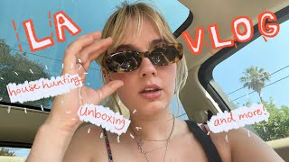 A Week In My Life! (learning about the house, unboxing, and settling back in LA) video
