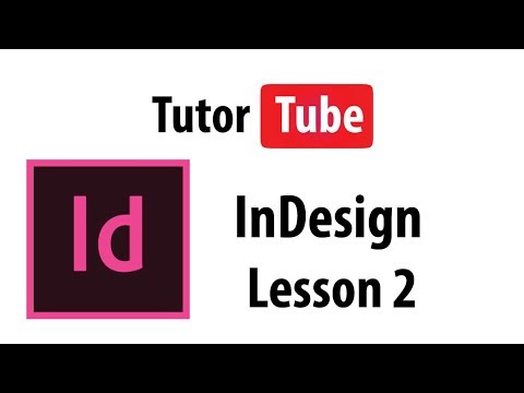 InDesign Tutorial Lesson 1 Interface Basics New Document and Move Tool