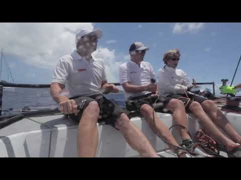 DNA Performance Sailing G4 foiling catamaran Antigua race debut 2015 winner in class composite carbo