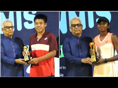 Thrilling World Tennis Tour Junior J-30 Thai Ariyaphol & Indian Sanmitha Crowned Singles Champions