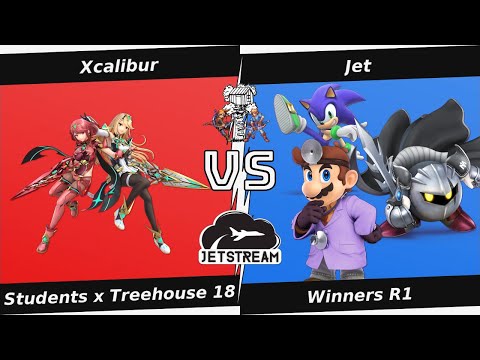 Students x Treehouse 18 Winners R1 - Xcalibur (Pyra) Vs Jet (Dr Mario, Sonic, Meta Knight) - SSBU