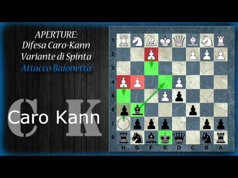 Chess Openings 05 - Caro-Kann Defense - Exchange, Push, Two Knights, Panov, and Bayonet