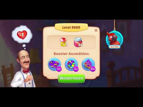 Homescapes Level 9669  -- No cheats