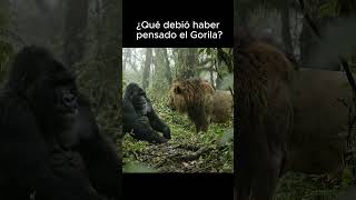 ¿Qué debió haber pensado el gorila?
