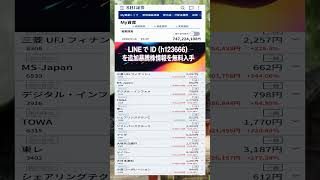 #NISA,#新NISA,#つみたてNISA,#iDeCo,#配当金,#配当利回り,#決算,#決算分析,#業績,#企業分析,#銘柄分析,#株予想,#株の買い方