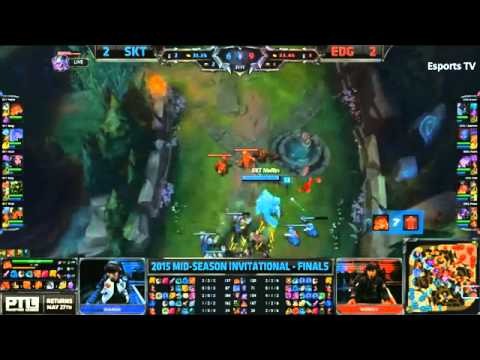 SKT vs EDG Game 5   MSI 2015 Finals   Edward Gaming vs SKT T1    MSI Grand Final   SKT T1 vs EDG
