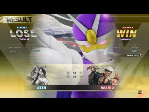 SFV CE. Finally reached ultra silver! Rashid vs Seth