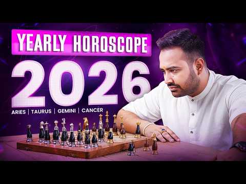 Yearly Horoscope 2026 | वार्षिक राशिफल: मेष से लेकर कर्क राशि का राशिफल एवं उपाय | Astro Arun Pandit