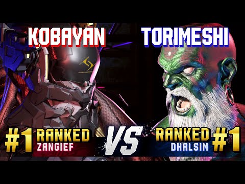 SF6 ▰ KOBAYAN (#1 Ranked Zangief) vs TORIMESHI (#1 Ranked Dhalsim) ▰ High Level Gameplay