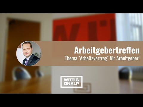 Arbeitsvertrag: Für Arbeitgeber!