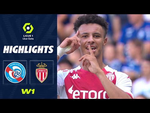 RC STRASBOURG ALSACE - AS MONACO (1 - 2) - Highlights - (RCSA - ASM) / 2022-2023