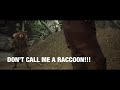 Rocket Raccoon being confused for other animals for 2 minutes straight