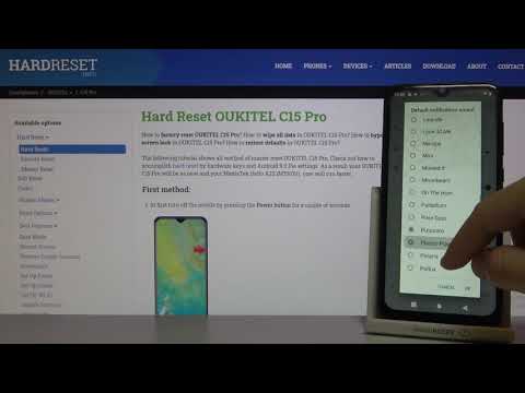 Notification Sound on OUKITEL C15 Pro – Check All Notifications Tones