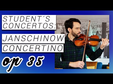 Yanshinov, Aleksey Violin Concertino Op.35 for violin + piano - Janschinow, Alexej - Russian style