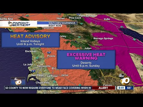 10News Pinpoint Weather for Apr. 25, 2020