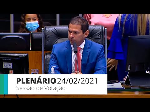 Plenário aprova admissibilidade de PEC sobre imunidade e prisão de parlamentares - 24/02/2021