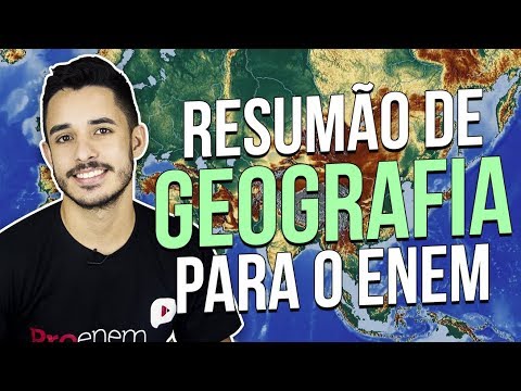 5 MOST IMPORTANT GEOGRAPHY TOPICS FOR ENEM | Prof. Leandro Almeida
