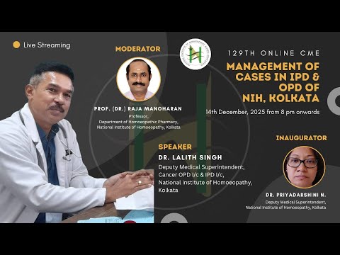 Ep. 129 | Online CME Sessions | Management of Cases in IPD & OPD of NIH Kolkata