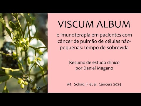Miniatura: Viscum album estudo clínico Schad 2024