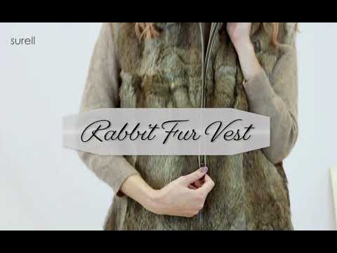 Surell Rabbit Fur Vest