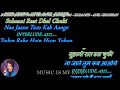 Suhani Raat Dhal Chuki - karaoke With Scrolling Lyrics Eng. & हिंदी