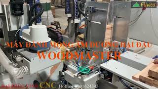 MÁY PHAY MỘNG ÂM DƯƠNG HAI ĐẦU CẤP PHÔI TỰ ĐỘNGWOODMASTER WM-D200AR.