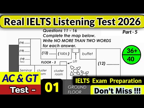 VERY HARD IELTS LISTENING TEST 2026 | IDP REAL IELTS LISTENING TEST 2026 #ieltslistening   #listing