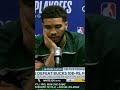 Jayson Tatum on what fueled him in dropping 46 points in BIG Game 6 win? #shorts