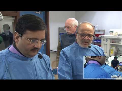 PCI of LAD-D1 bifurcation stenosis (OCT guided)