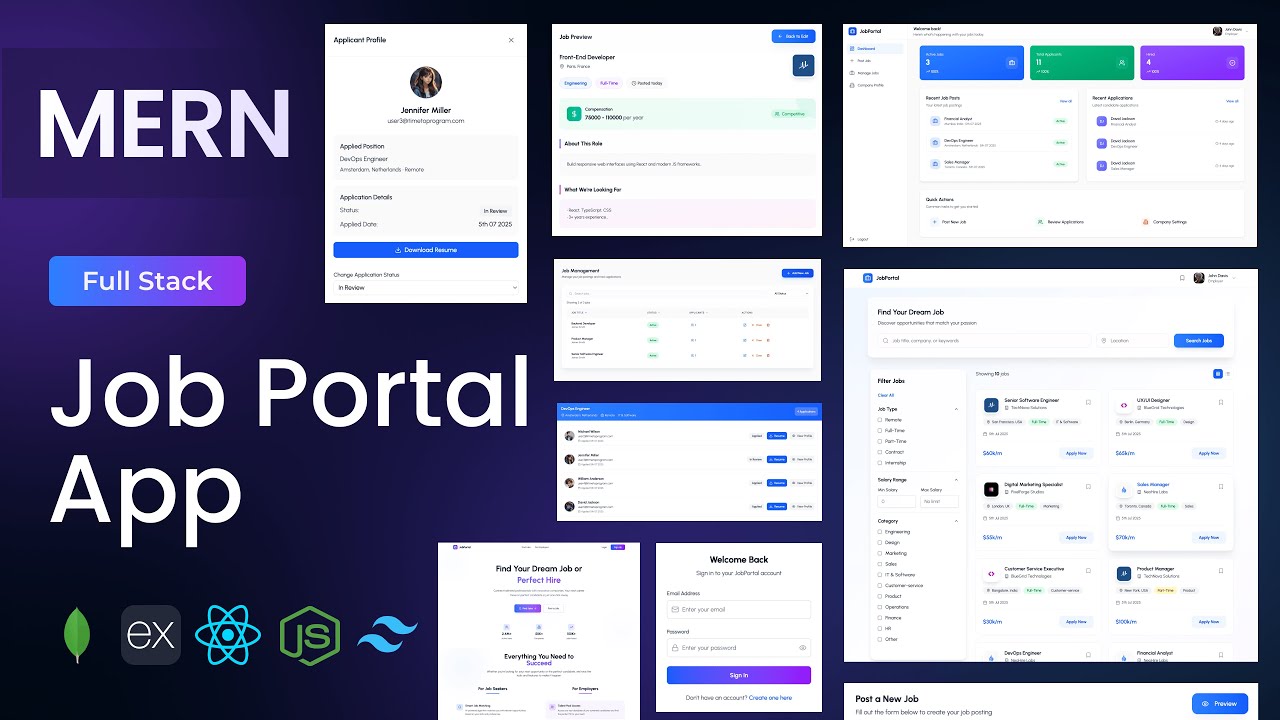 Full Stack Job Portal App with MERN Stack tutorial