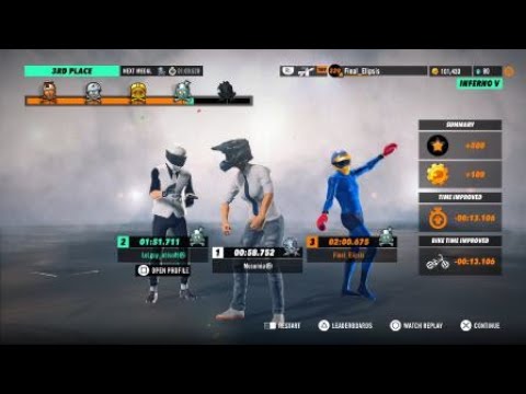 Trials Rising - Inferno V Platinum Medal (0 Faults)