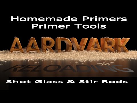 Homemade Primers - Primer Tools - Shot Glass & Swizzle Sticks