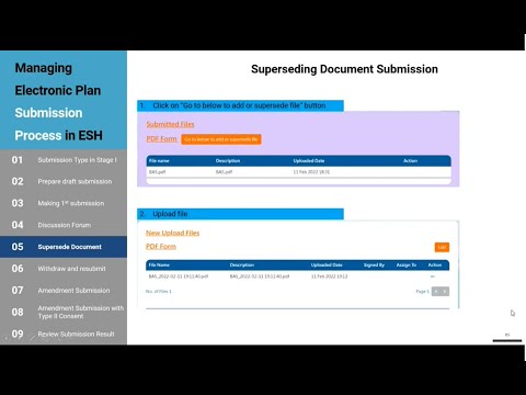 Revise Submitted Application - Overview