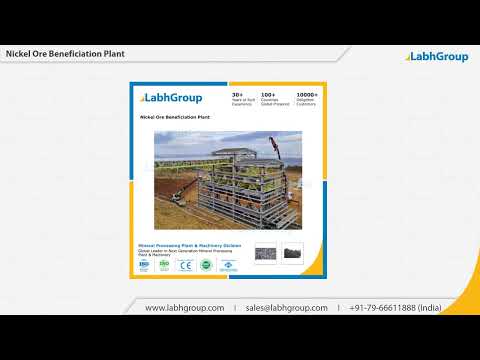 Automatic nickel ore processing beneficiation plant machiner...