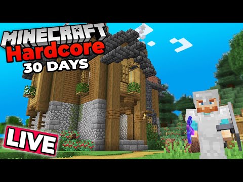 FULL DIAMOND ARMOR TODAY in HARDCORE MINECRAFT! 30 Days Hardcore Challenge SMP