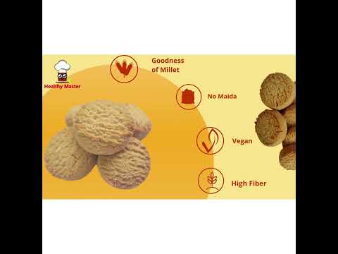 Healthy master multi millet ajwain cookies and biscuits, pac...