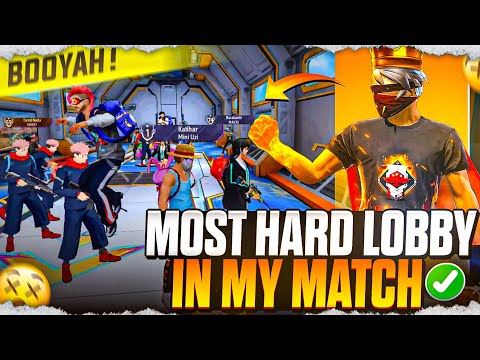 Most Hard Lobby In My Match 🥶 | Solo Rank Push Tips And Tricks | #freefire