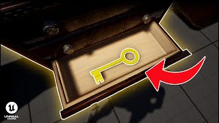 Spawn Keys In Random Drawers | Unlock Door Key System Part 2 Unreal Engine 5