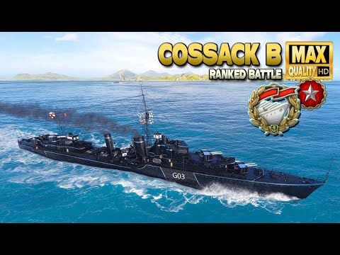 Destroyer "Cossack B": Mega thriller in Ranked battle - World of Warships