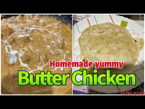 Butter Chicken home made | KUWAIT VLOGS | recipe | yummy butter chicken #cookingvideo #vlogs#kuwait