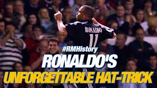 Download lagu Ronaldo Nazario's hat-trick at Old Trafford | Champions League 2002/03 mp3 Download lagu Ronaldo Nazario's hat-trick at Old Trafford | Champions League 2002/03 mp3