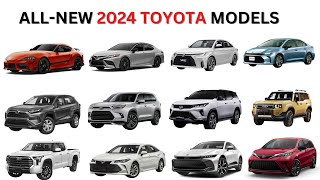 All New 2024 Toyota Models  Toyota Models 2024 Pri