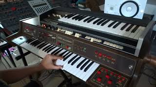Video thumbnail for Eminent String Synth + Moog Minitmoog - Little evening improvisation by MOS-LAB