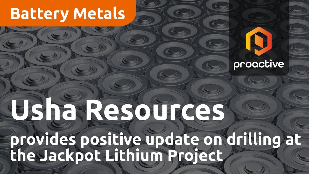 Usha Resources provides positive update on drilling at the Jackpot Lithium Project