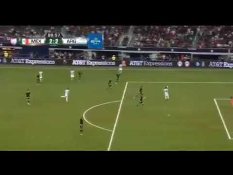 Golazo de LIonel Messi - Mexico 2 Vs 2 Argentina - Amistoso Internacional 2015