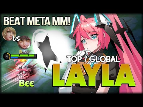 Low Grade MM vs Highest Grade MM? Bєє Top 1 Global Layla - Mobile Legends: Bang Bang