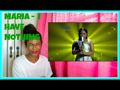 MARIA - I HAVE NOTHING (Whitney Houston)   Road To Grand Final   Indonesian Idol 2018 | Reaction