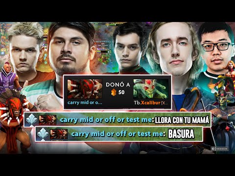 Excalibur completely flamed by a South American player -100% DISRESPECT - FAST GAME. ft.Yatoro